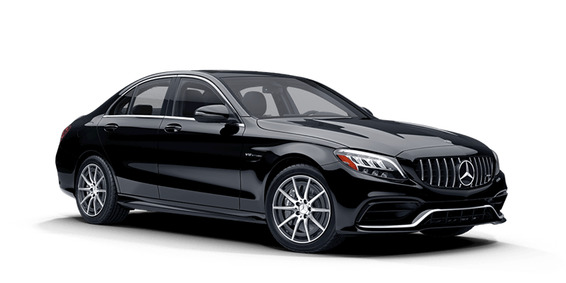 Luxury sedan chauffeur vehicle for executive car service and airport transportation