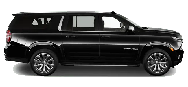 SUV car service vehicle for 6 or 7 passengers with luggage for airport and family transportation